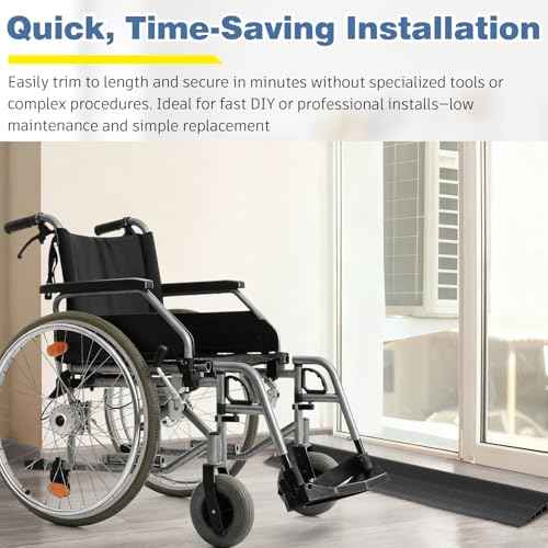 2 Pack 1 Inch Threshold Ramps for Doorways