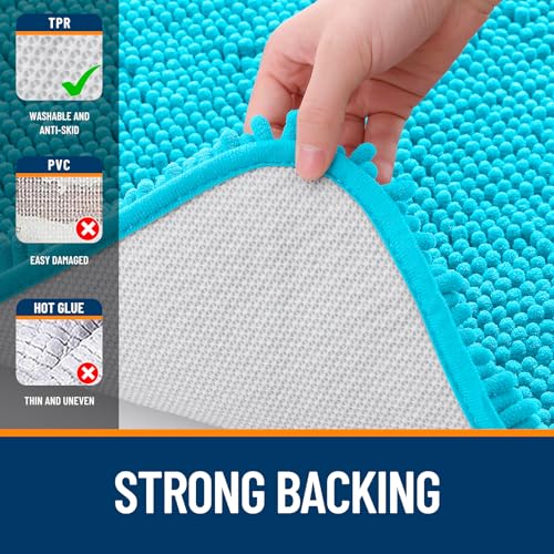 Chenille Bathroom Rugs Mats Sets 2 Piece