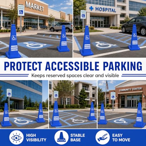 Reserved Parking Cones 3 Pack