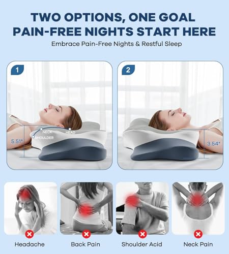 Cervical Pillow for Neck and Shoulder Pain Relief