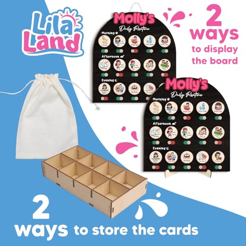 Personalized Wooden Chore Chart for Kids