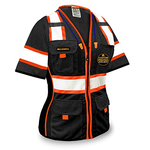 BLACK WIDOW Safety Vest with Sleeves for Women