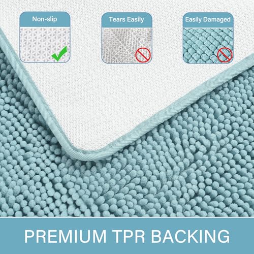 Luxury Bathroom Rug Shaggy Bath Mat 24 x 70 Inch (11.67 Sq Ft)