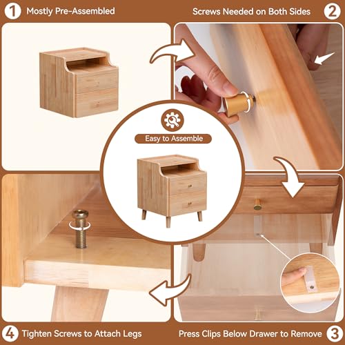 Nightstand Set of 2 (2 Count)