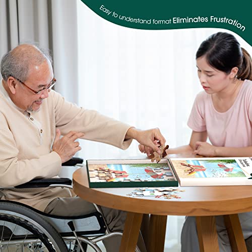Beachfront Dementia Puzzles Activities for Seniors (35 Count)