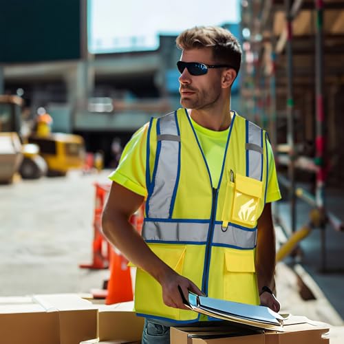 Custom Green Safety Vest Reflective