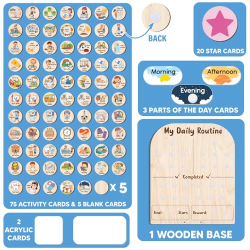 Wooden Daily Routine for Kids
