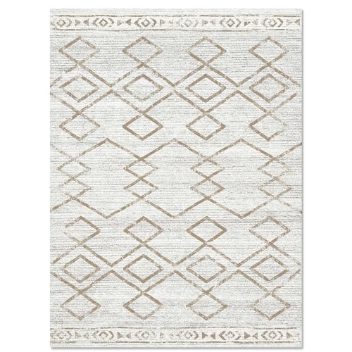 3x5 Moroccan Geometric Entryway Accent Area Rug (15 Sq Ft)