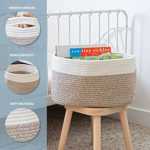 Cotton Rope Basket for Shelf Storage