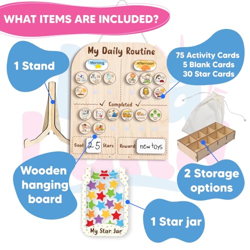 Wooden Daily Routine for Kids