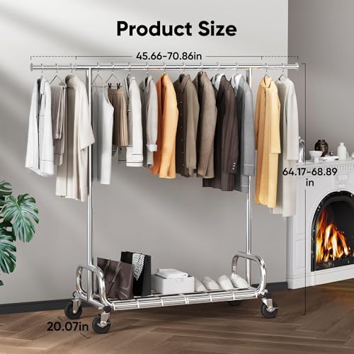 Clothing Racks Heavy Duty Clothes Rack Adjustable Garment Rack - Bel Marant