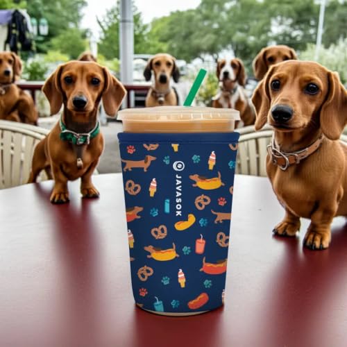 JavaSok Iced Coffee & Cold Soda Insulated Neoprene Cup Sleeve