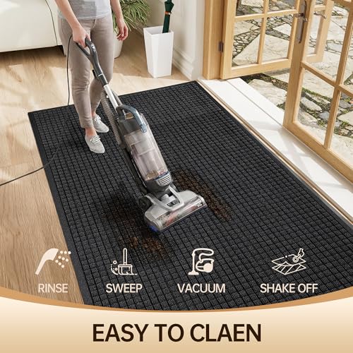 3'x4' Front Door Mat Indoor Outdoor Entrance Heavy Duty Waterproof