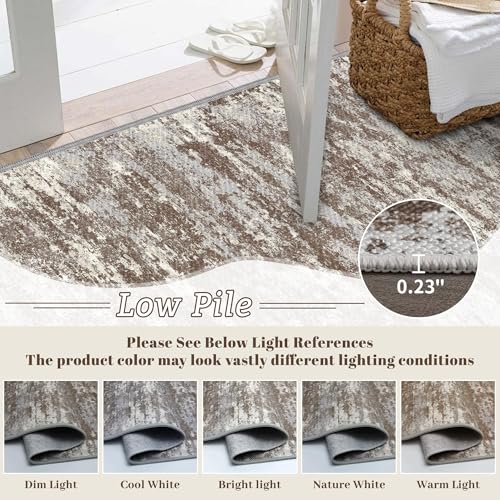 Hallway Runner Rug 2x10 Textured Non Slip Carpet Runner (20 Sq Ft)