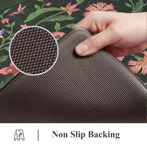 Green Anti Fatigue Kitchen Mats
