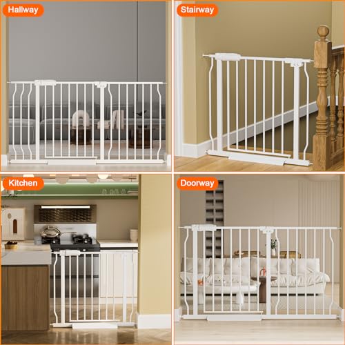 57.5 62 Inch Extra Wide Baby Gate for Doorway Stairs