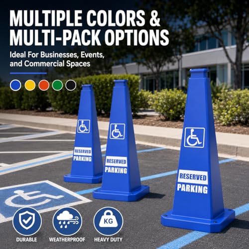 Reserved Parking Cones 3 Pack