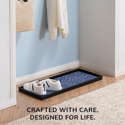 Heavy Duty Waterproof Rubber Shoe Storage Mat Organizer