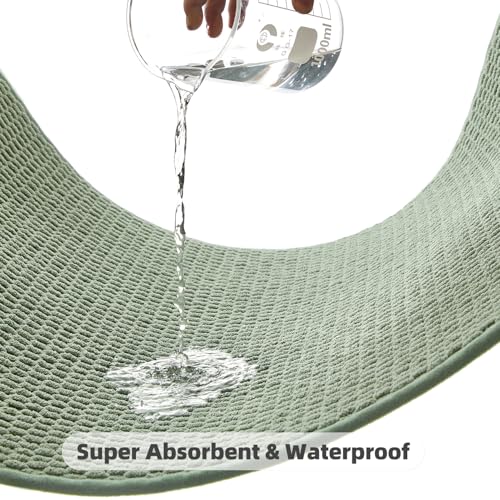 Bathroom Rugs Non Slip Washable (6 Sq Ft)