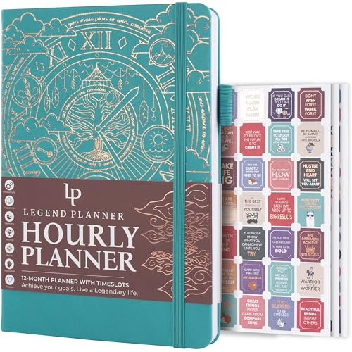 Legend Undated Hourly Planner