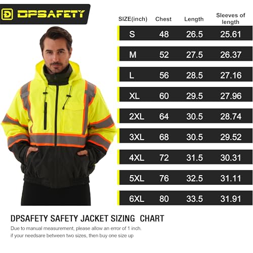 Hi Vis Safety jacket for men