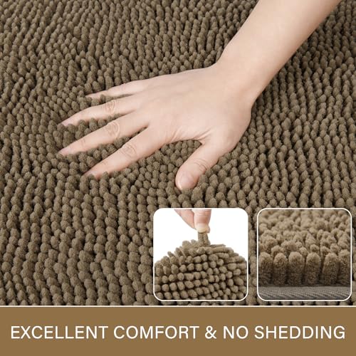 Luxury Bathroom Rug Shaggy Bath Mat 24 x 70 Inch
