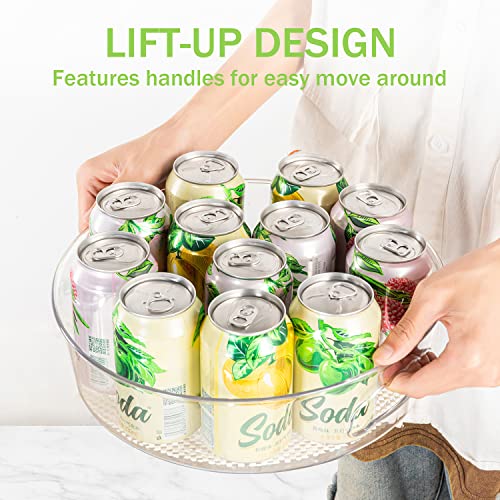 3 Pack Lazy Susan Organizer for Pantry Storage with Non (3 Count)