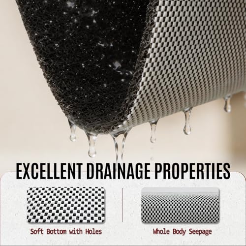 47 * 16in Shower Mat Bathtub Mat Non Slip