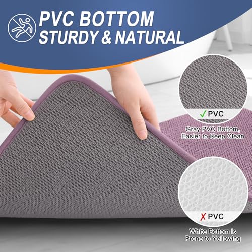 Memory Foam Bathroom Runner Rug 70x24