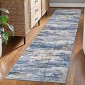Modern Abstract Washable Rug Runner 2x7 Hallway Runner Rug Non