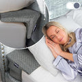 Bed Wedge Pillow for Headboard Gap Up to 7"
