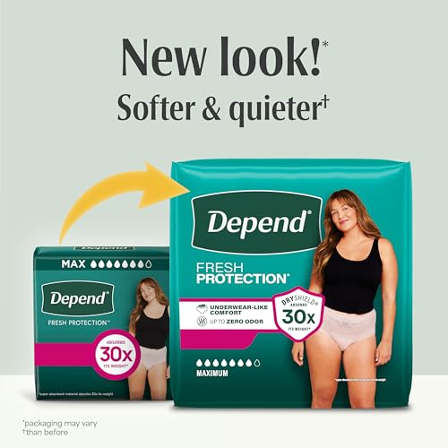 Fresh Protection Adult Diapers for Women (18 Count)