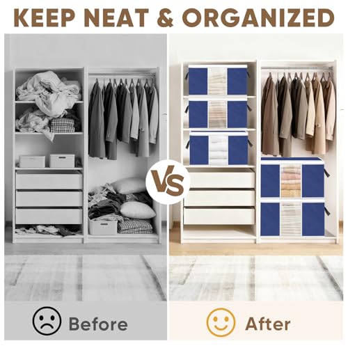 4 Pack Clothes Storage Bags (4 Count)