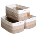 13.5”x8.5”x5.5” Storage Baskets for Shelves 3 Pack (3 Count)