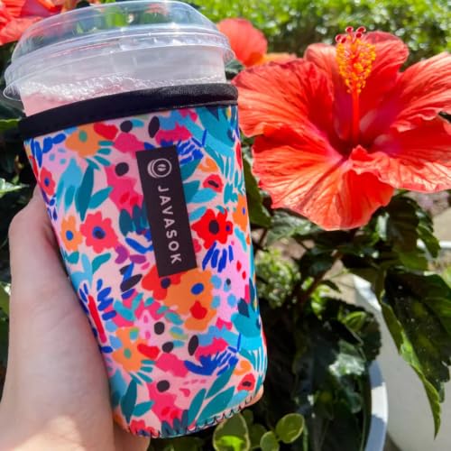JavaSok Iced Coffee & Cold Soda Insulated Neoprene Cup Sleeve