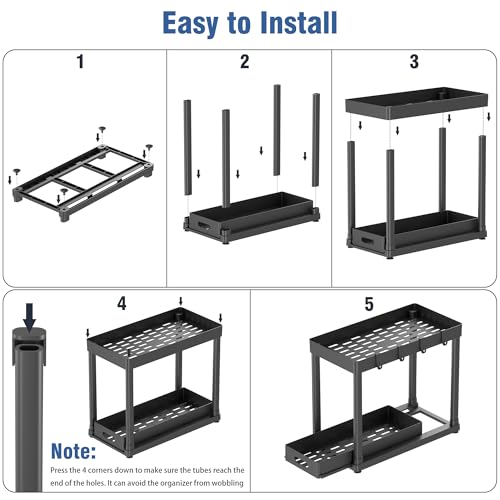 2 Pack Pull Out Storage Organizers (2 Count)