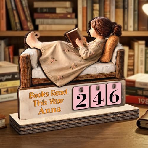 Personalized Books Read This Year Counter