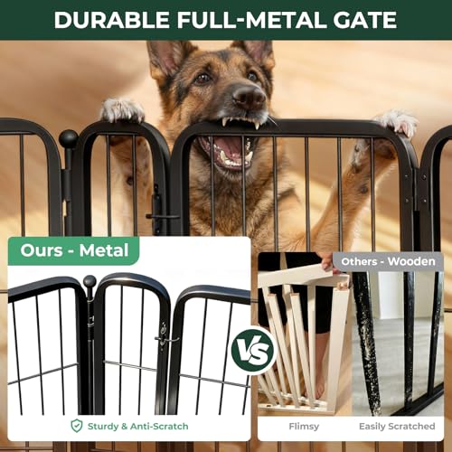 Dog Gate Extra Wide Adjustable for Openings Up to 55"