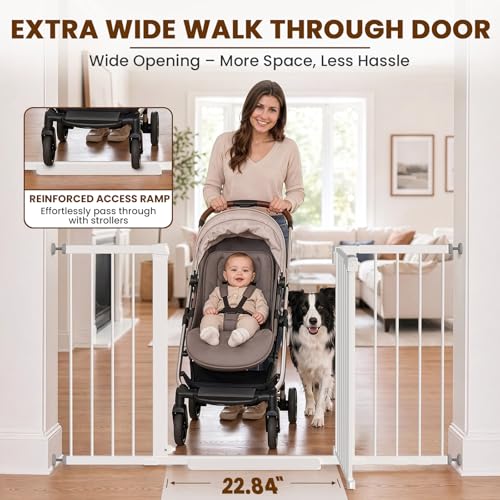 29.7 54.2" Baby Gate for Stairs