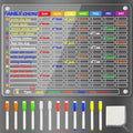 Acrylic Magnetic Chore Chart for Multiple Kids (13 Count)