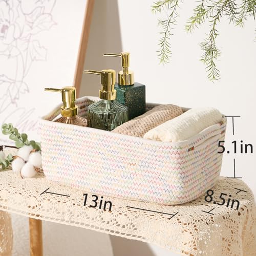 Small Storage Baskets for Organizing (3 Count)