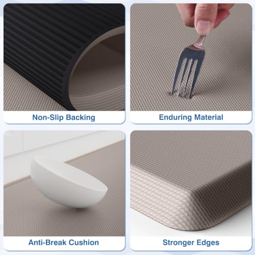 1 Inch Kitchen Mats for Floor (2 Count)