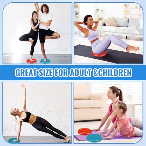 2 Pcs Balance Disc Kids Inflated Wobble Cushion (2 Count)