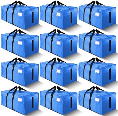 Supports 200lbs Heavy Duty Moving Bags (12 Count)