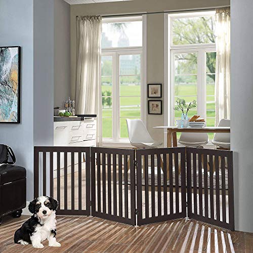24”H Free Standing Pet Gate for Dog Cat