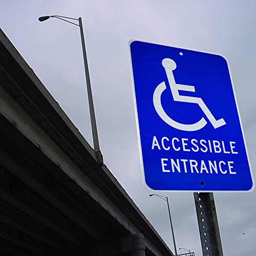 TM149J ACCESSIBLE ENTRANCE Sign