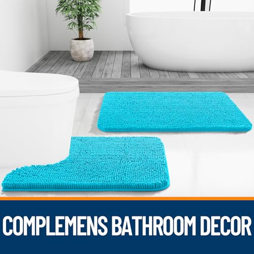 Chenille Bathroom Rugs Mats Sets 2 Piece