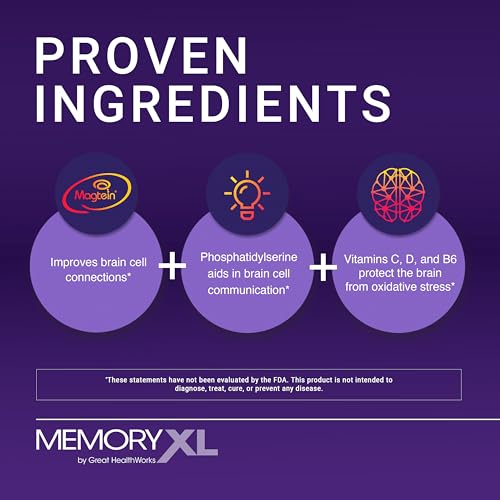 MemoryXL Brain Supplement for Memory & Focus (30 Ounce)