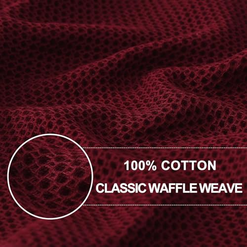 100% Cotton Waffle Weave Kitchen Dish Towels 18 (18 Count)