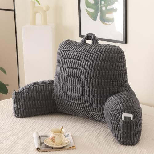 Reading Pillow for Sitting in Bed with Arm